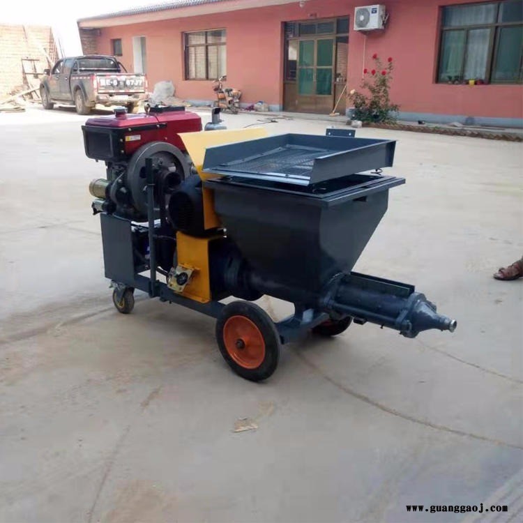 奥发AF-2型小型腻子抹墙机 墙面刮大白喷涂机 防火材料喷绘机