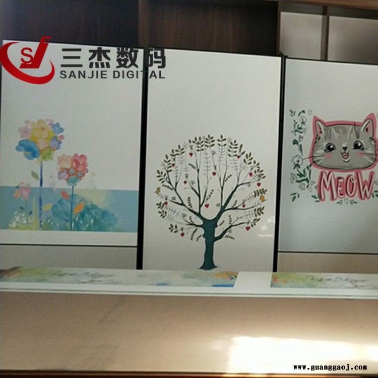 家居烤漆木板门板3D打印机 铝板uv彩色喷绘机器设备厂图2