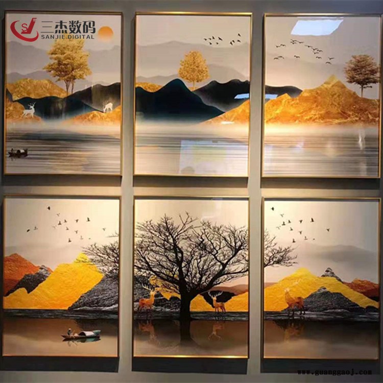 家居木板3d印花机 密度板木塑板uv平板打印机 不锈钢铝板uv喷绘机图2