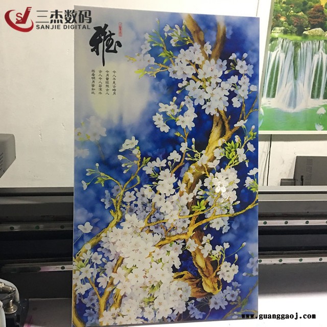 定制玻璃移门UV印刷机 木板UV平板喷绘机 瓷砖5D彩印机兰州生产厂家图4