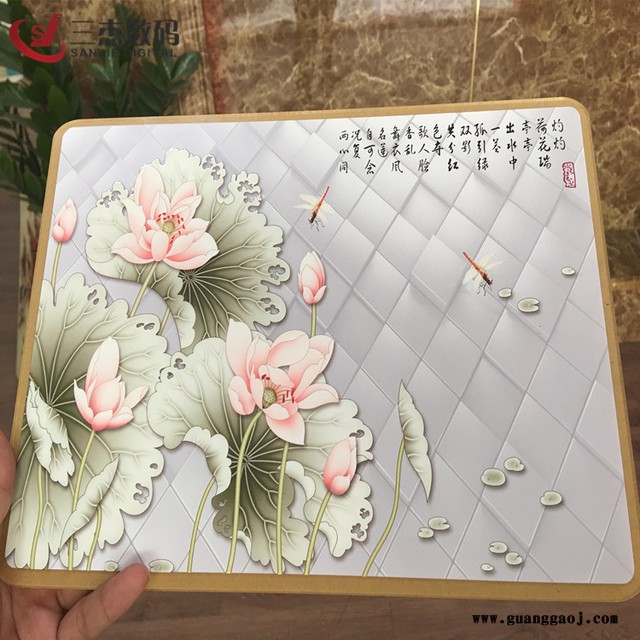电视背景墙3d喷墨打印机 竹炭纤维板uv平板喷绘机 南昌瓷砖Ricoh/理光uv打印机图4