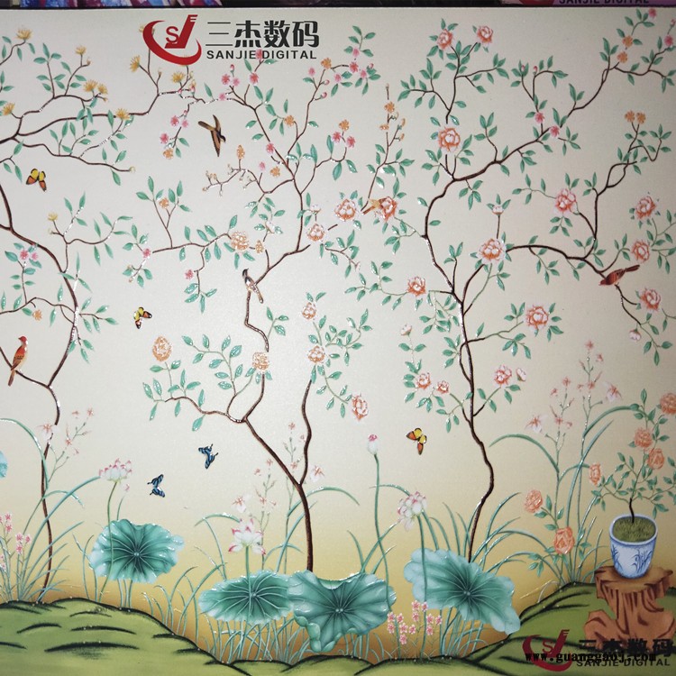 岗石大板uv打印机 湖南长沙集成墙板5D喷绘机 木塑板印花机Ricoh/理光图6