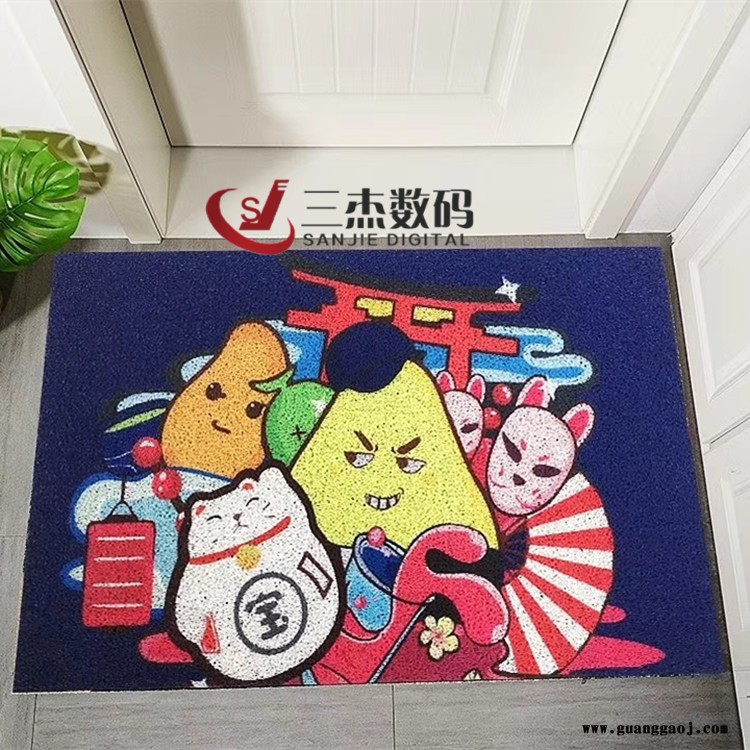 厂家直销汽车脚垫uv数码印刷机 丝圈地毯uv平板喷绘机 地毯打印机图2