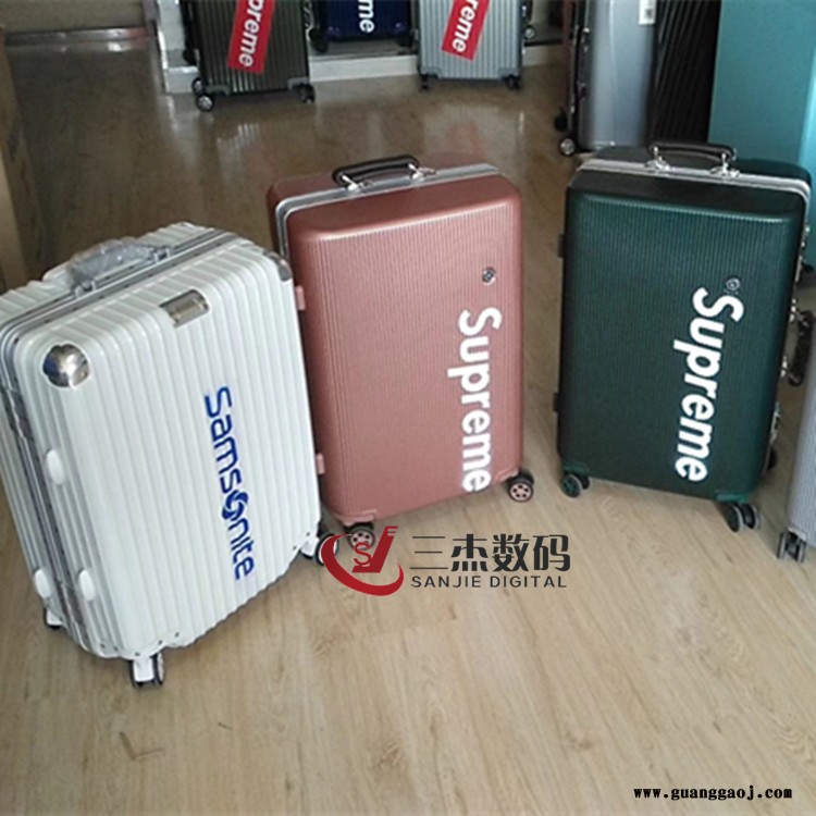 卡通行李箱uv平板打印机 定制图案拉杆箱3D喷绘机 旅行箱数码印刷机图2