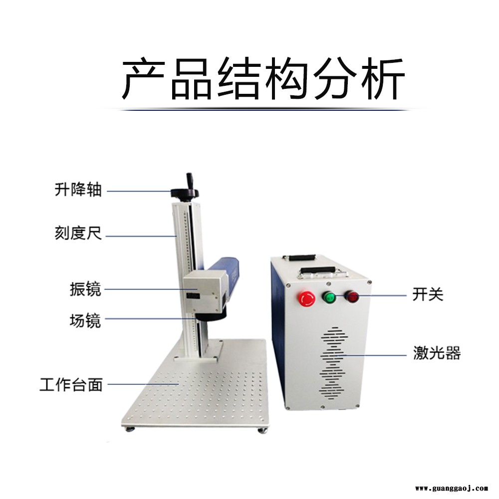 手持便携式光纤激光打标机 小型激光打标机 铭牌金属激光雕刻机 桌面式激光打码机 激光防伪打码机20W 澜速图2