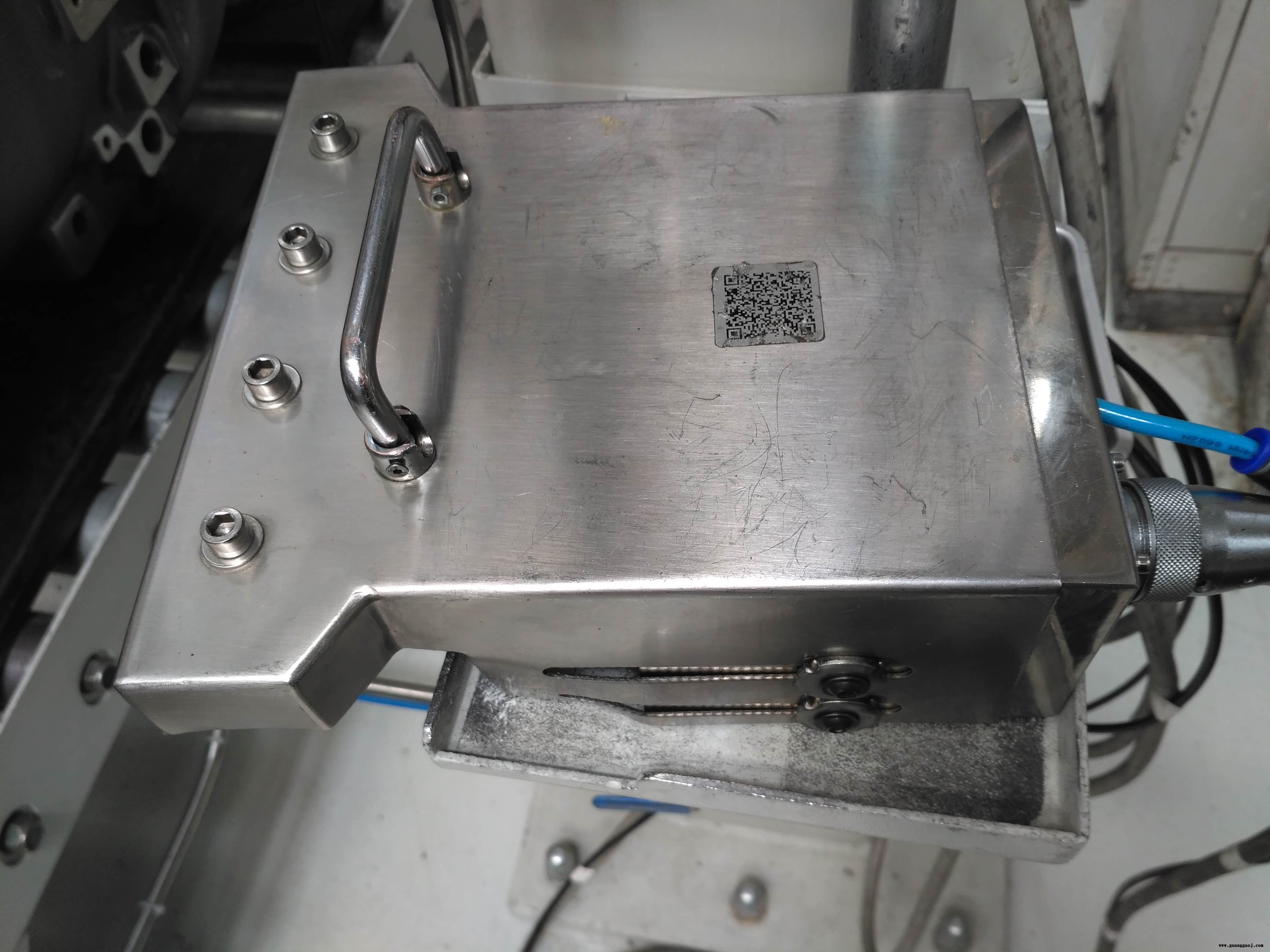 鲁岳牌 LYQD-B1508便携式法兰管件气动编码刻字机 手持式圆管气动打码机图2