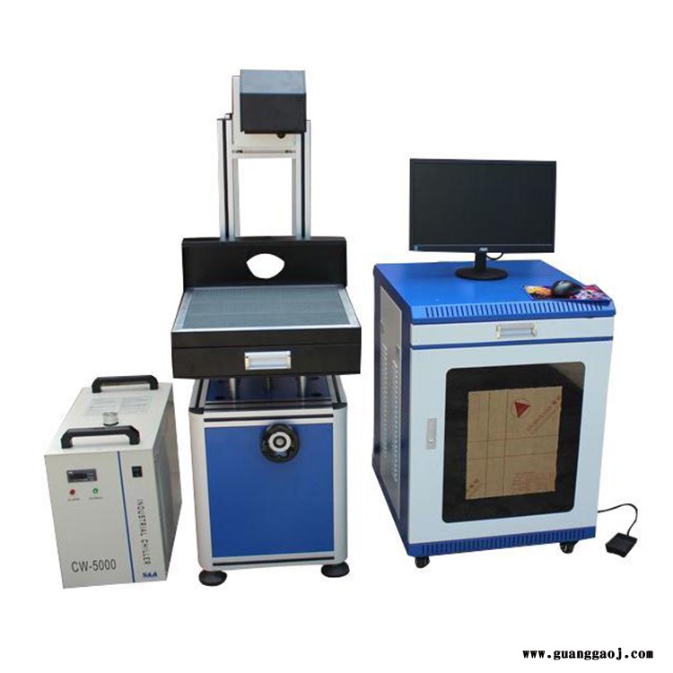 纸制品激光打码机  CK-PCO2-80W木板激光刻字机  紫旭大范围非金属打标机图2