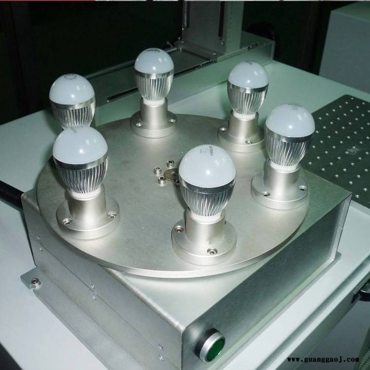 紫旭全自动生产线激光打标机  CK-PLY-20W非标灯具激光打码机 金属灯泡激光镭雕机图2