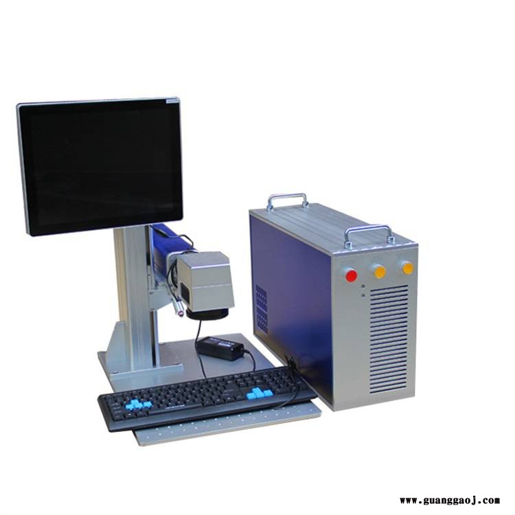 重庆便携式光纤打标机 紫旭激光打码机生产厂商  ZX-PLY-20W金属零件刻字机图2