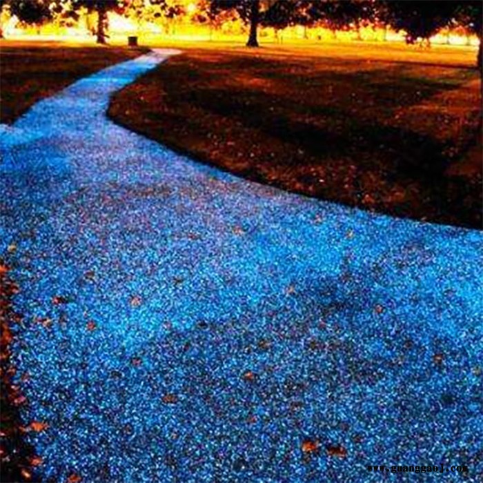 自发光路面胶水_夜光材料_夜光跑道_夜光路面图4
