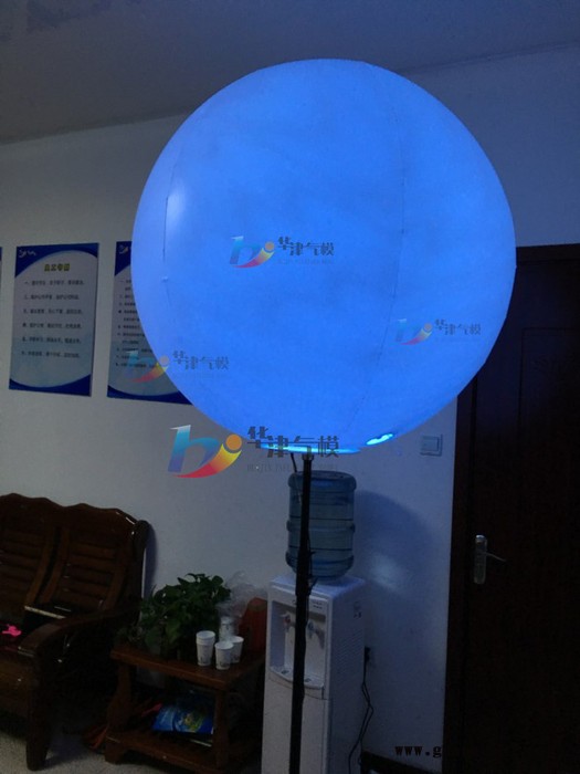 华津气模销售led 发光气球灯,支架发光气球北京发光气模图3
