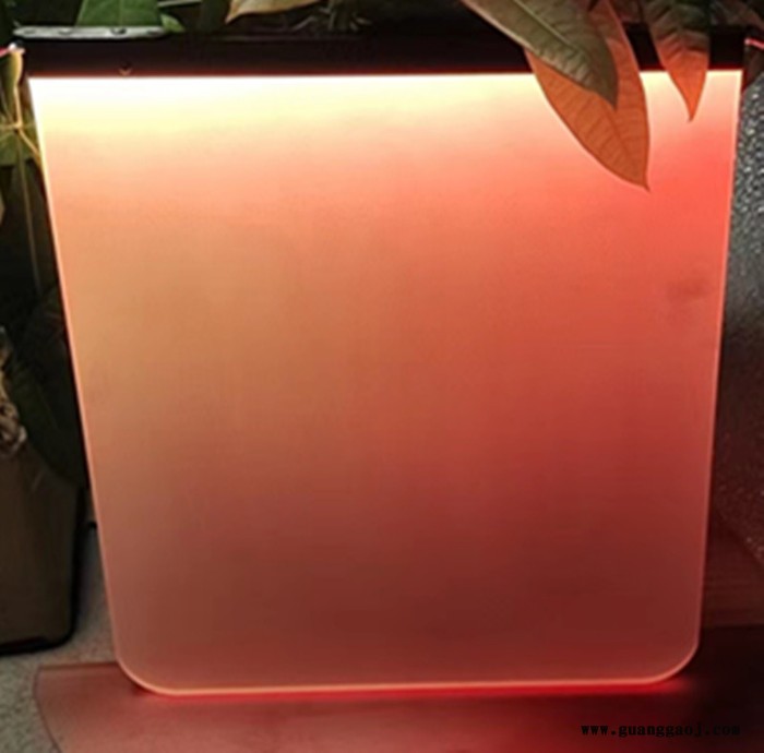 申竹 背光源亚克力激光打点LED导光板 超薄广告灯箱发光板PC扩散板异形加工热弯图7