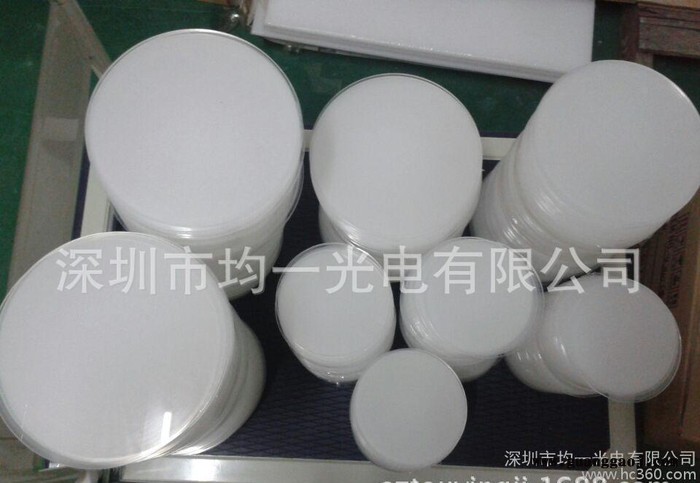 LED平板灯导光板   直径88*4MM 丝印亚克力导光板图3