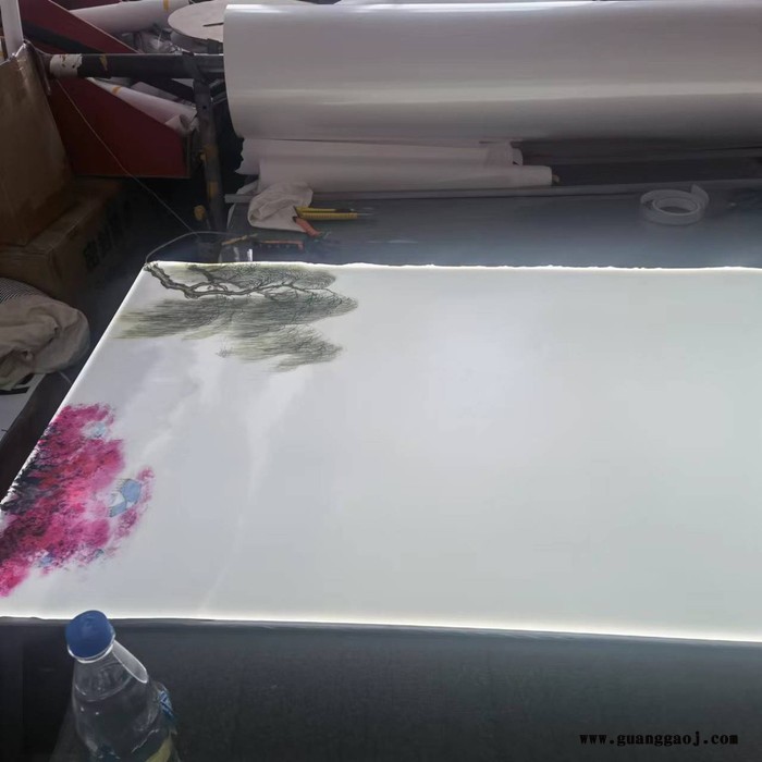 定制 亚克力激光打点划线LED背光源导光板 PC超薄广告灯箱发光板异形加工热弯图3