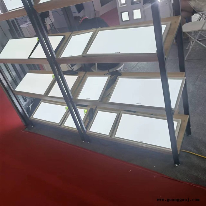 定制 亚克力激光打点划线LED背光源导光板 PC超薄广告灯箱发光板异形加工热弯图4