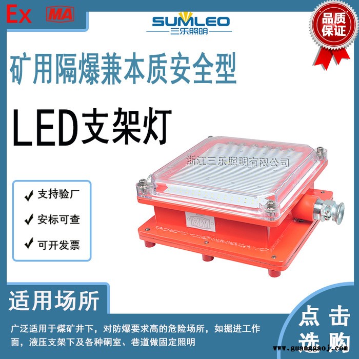 浙江三乐照明DGC18/127L(A) 矿用隔爆型LED支架灯 防爆灯图2