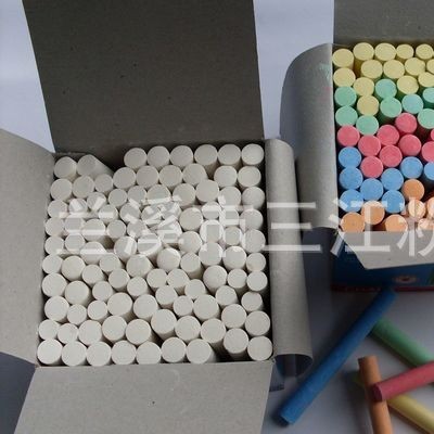 专业供应**荧光粉笔 无尘粉笔 **环保教学粉笔量大从优