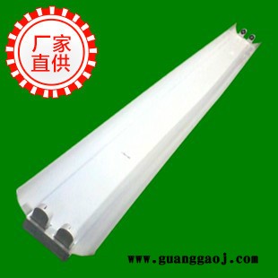 双支带罩支架t8 led双管支架 双管带罩led支架图1