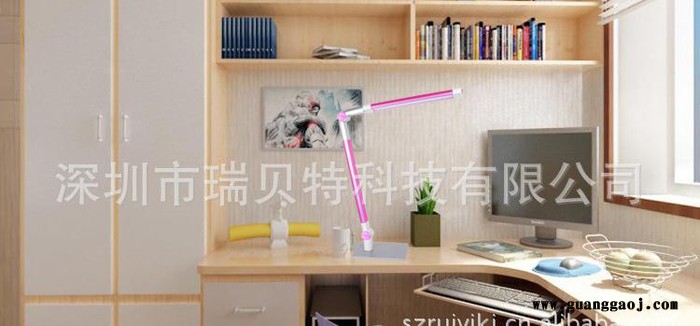 低价直销 简约多彩led台灯 2年质保 导光板型图2