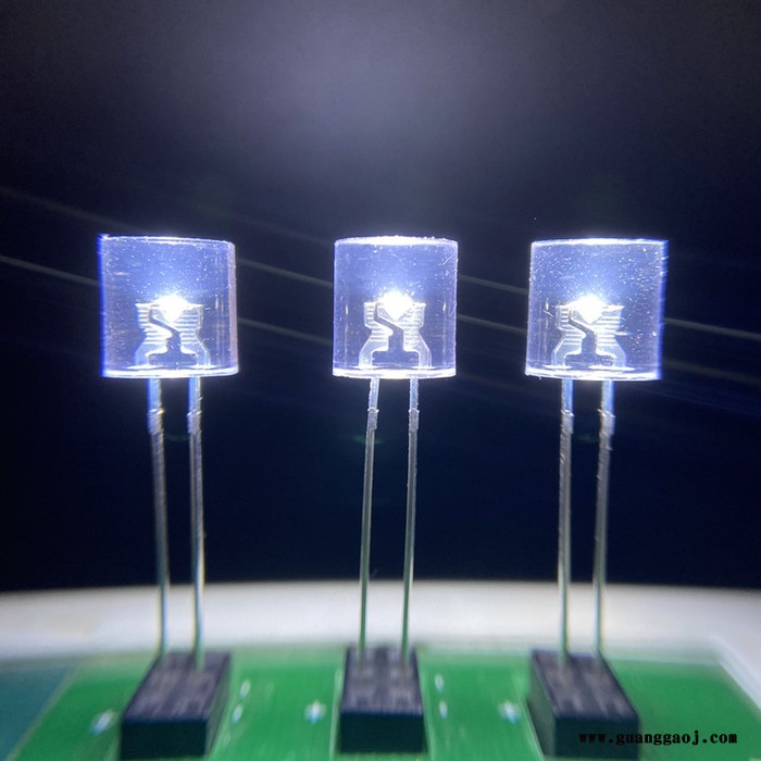 LED平头灯珠F8平头白光8mm发光管白光批发平头白光图2