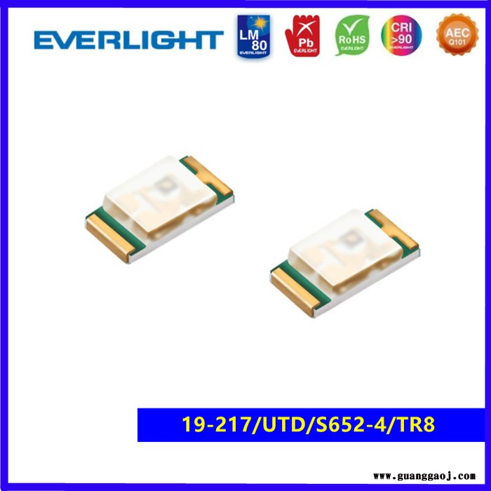 Everlight/亿光0603发光二极管19-217系列LED发光管SMD贴片多色发光管图2