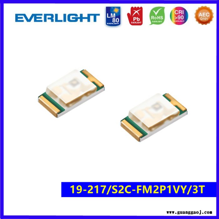 Everlight/亿光0603发光二极管19-217系列LED发光管SMD贴片多色发光管图3