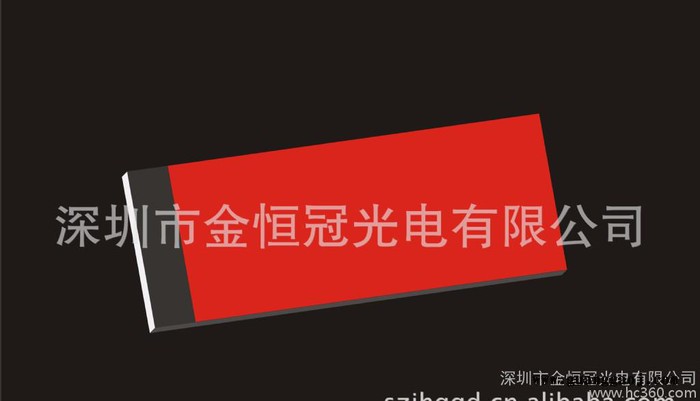 厂家 LED背光源 红色导光板背光源  LCD背光源图2