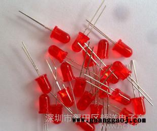 5MM 红发红 F5 红色 高亮 发光管 LED 发光二极管 深圳颜洋电子图3