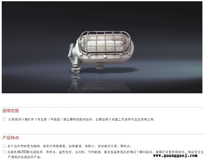 供应矿用隔爆型LED支架灯