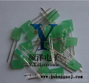 2*5*7方型 绿发绿 绿色发光管 LED 发光二极管 深圳颜洋电子图2