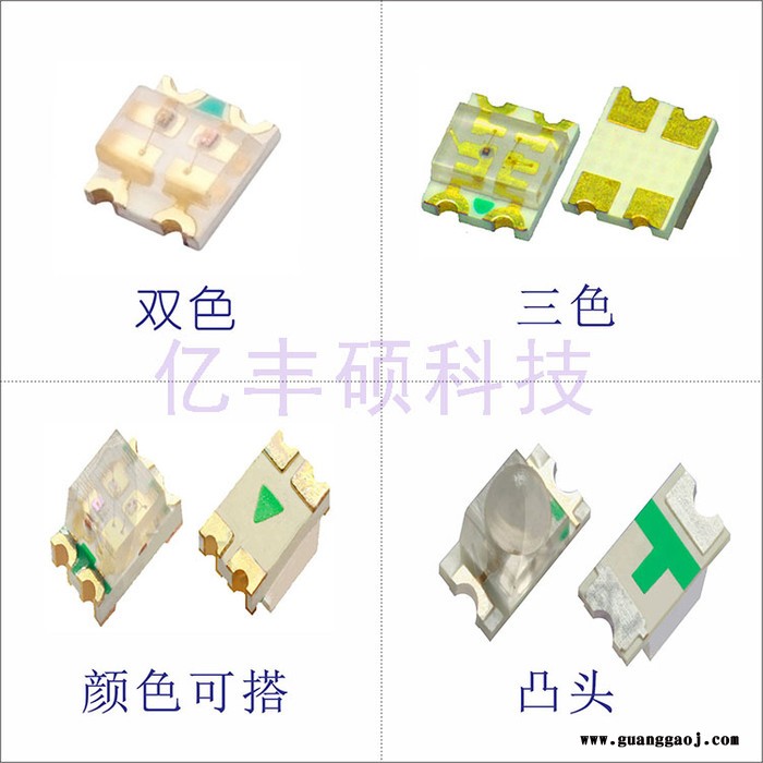 YFS 0402贴片 LED 红灯 高亮 正面发光 金线发光二极管 支持定制图4