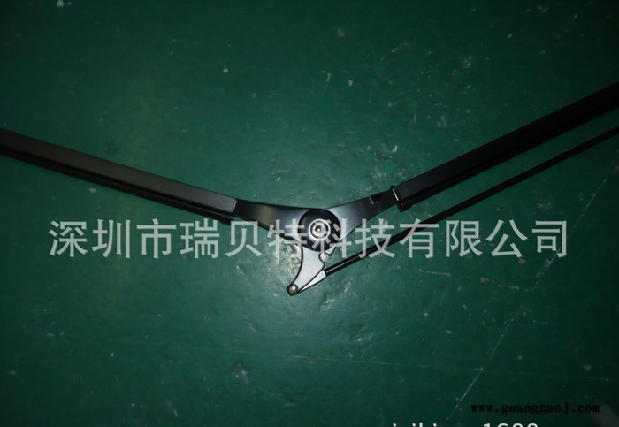 私有模具 led台灯方型双臂支架 led台灯套件  模具图3