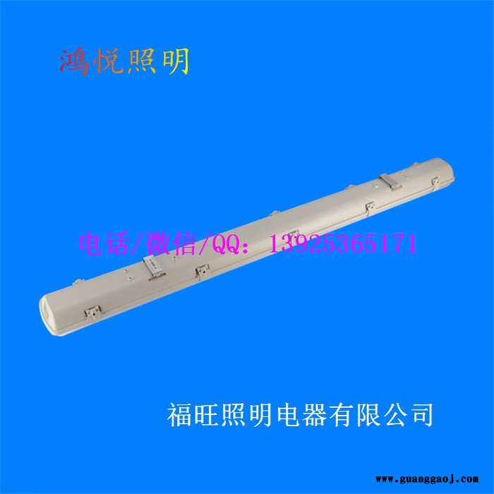 LED三防灯厂家 T8三防灯具批发 防水三防灯供应 鸿悦牌防尘支架图2