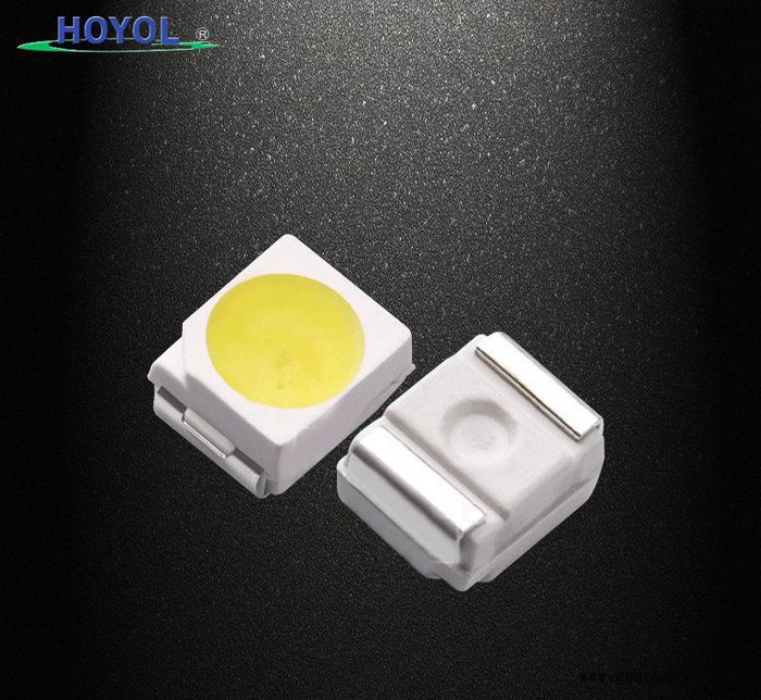 led 3528贴片灯珠 金线紫铜镀银支架 高亮6-7LM图3