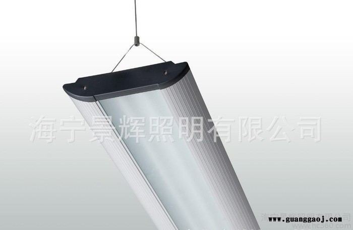 **T5led办公灯  吊线支架灯 玻璃带罩吊线支架灯
