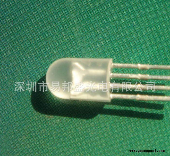 销售全彩系列LED灯珠 内凹红绿蓝共阳 F5内凹RGB共阳铜