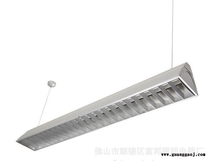 【 】 LED铝合金办公照明吊线 支架2x28w图2