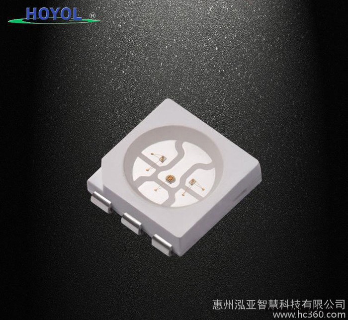 优势直销金线铜支架七彩LED5050灯珠 高质量LED5050贴片灯珠图1