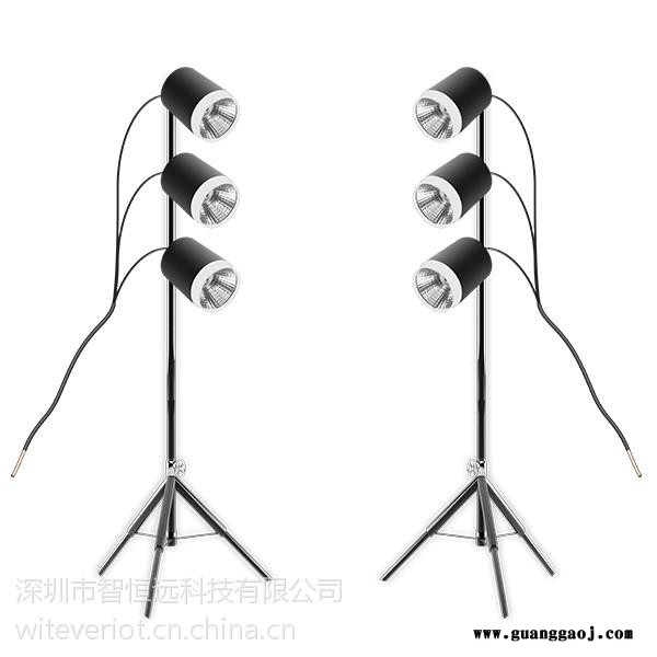 智恒远A3 六律光音便携式智能LED灯筒音乐联动灯可直播遥控的智能LED灯舞台灯照明LED灯含支架中控