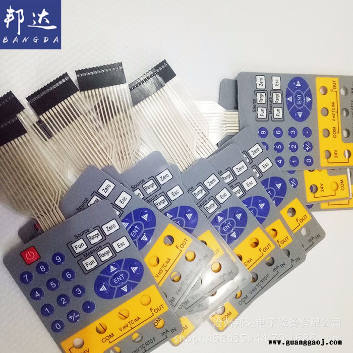 邦达电子 导光板薄膜开关 防水防静电薄膜压力开关【图】图3
