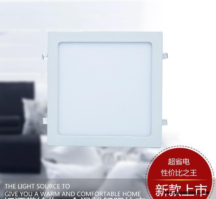 集成吊顶 led方灯 平板led面板灯300X300导光板灯图2