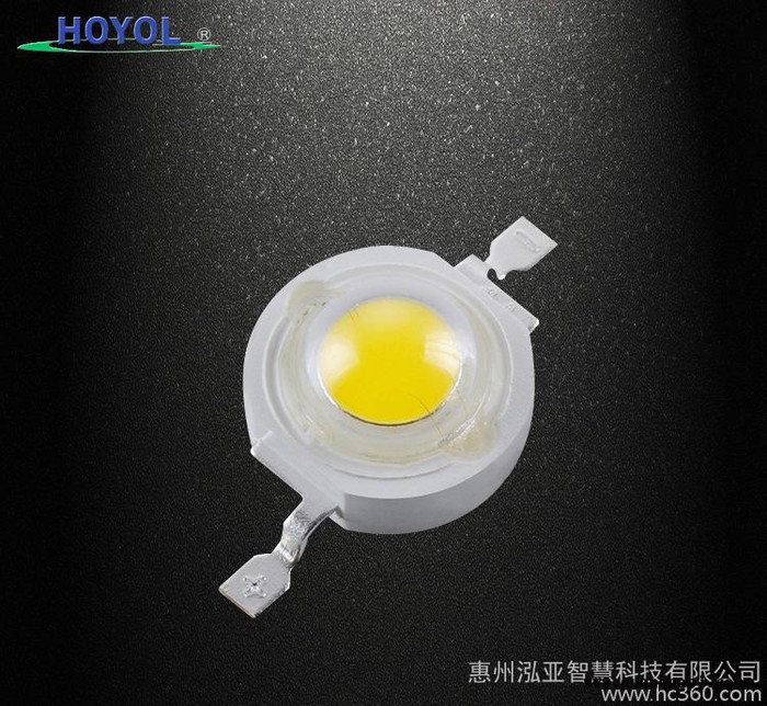 深圳LED直销1W仿流明大功率金线铜支架led灯珠 100-110lm灯珠图3