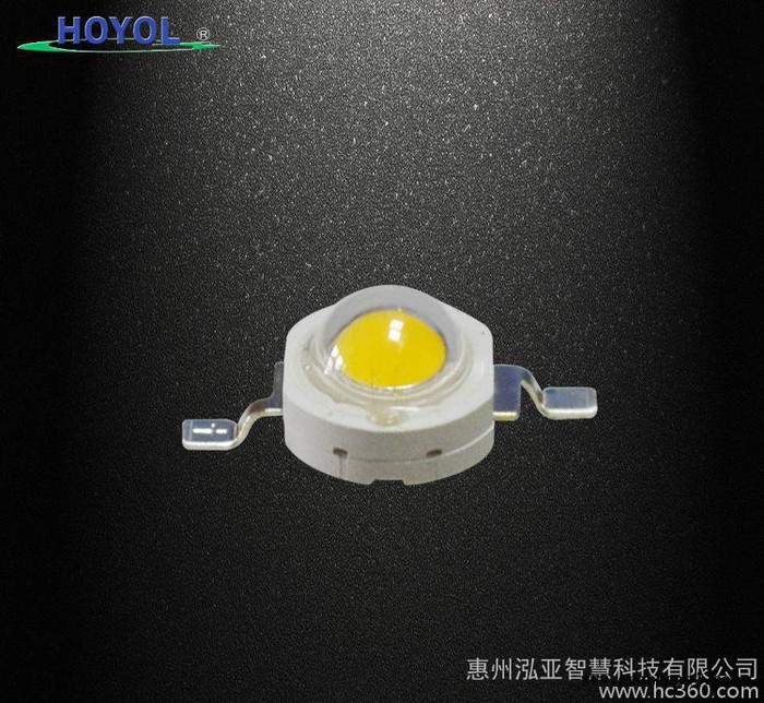 深圳LED直销1W仿流明大功率金线铜支架led灯珠 100-110lm灯珠图2