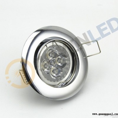 led灯杯 射灯支架MR16gu5.3GU10可调节 铬色替