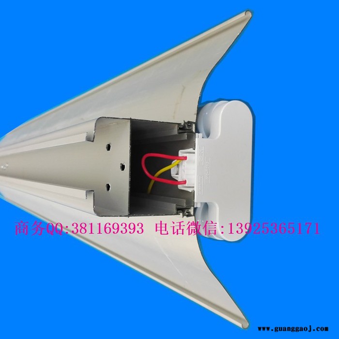双层LED线槽灯 米铝型材桥架灯 黑白色超市线槽灯 LED线槽光带图3