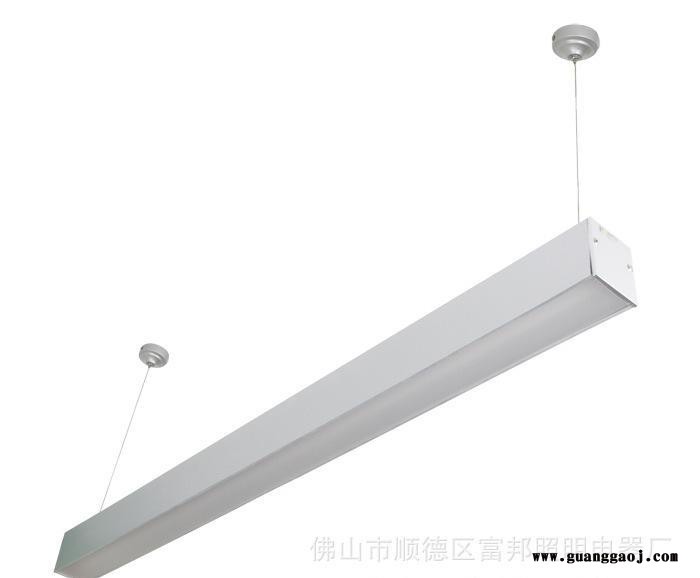铝合金办公照明吊线灯 支架1x28w 批量销售 LED吊灯图2