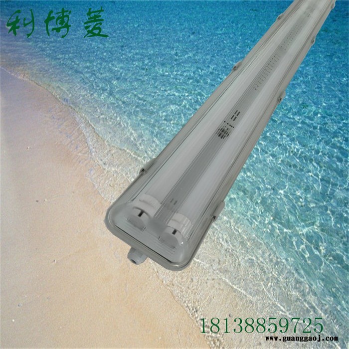 利博菱J218应急灯 led2*9W应急三防灯 防水90分钟电池三防灯支架