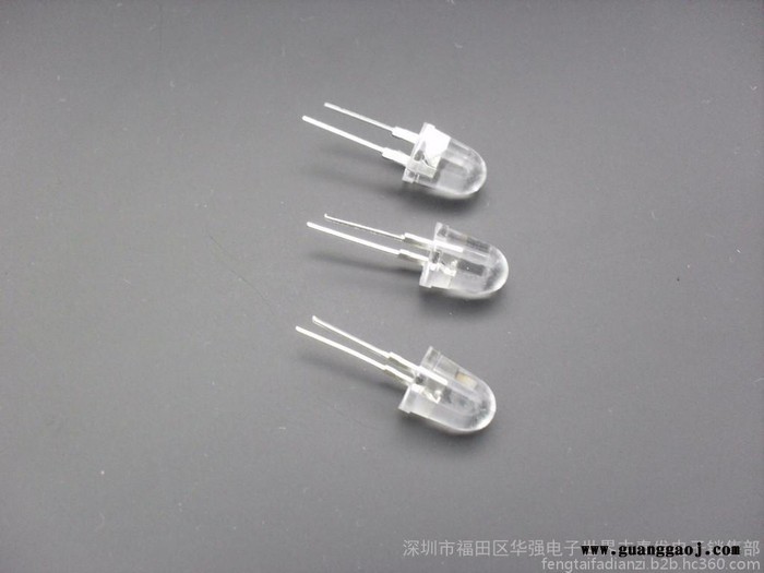 F10/10MM白光0.5W 超高亮大支架白光白灯led灯珠发光二极管图4
