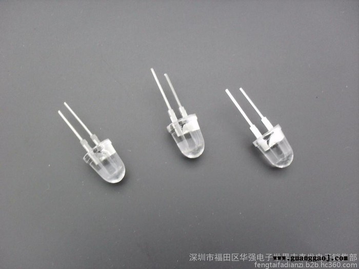 F10/10MM白光0.5W 超高亮大支架白光白灯led灯珠发光二极管图3