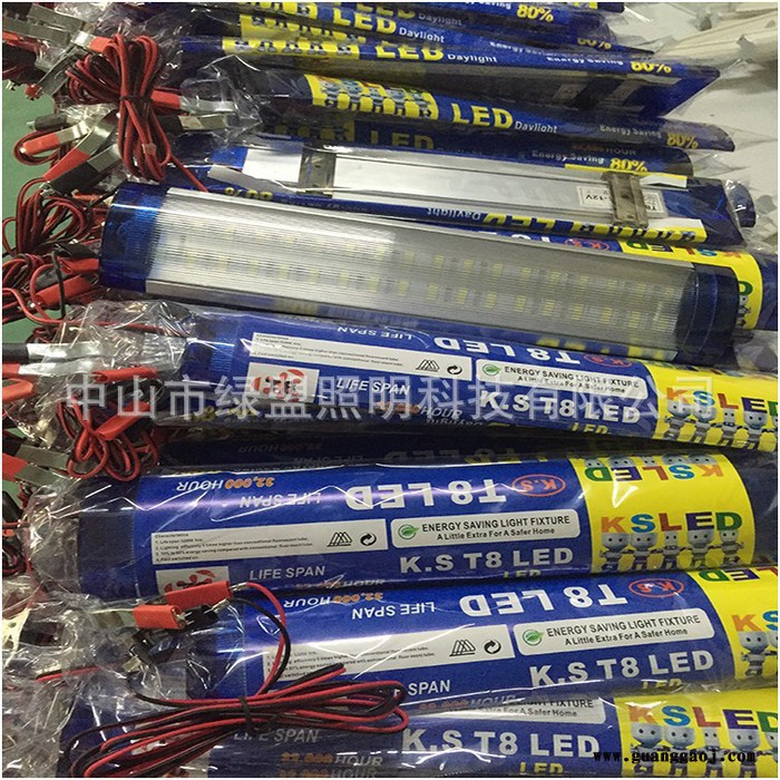 12V板灯 低压灯 0.3米9W12V低压led防尘条形灯 2米线 12V支架图3